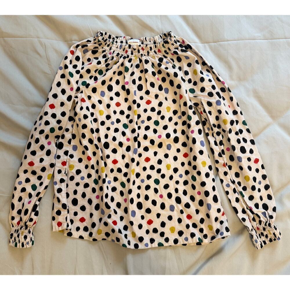 Hanna Andersson Colorful Spotted Top Size 10 (140cm) (cotton tunic soft)